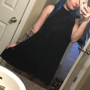 Flowy black dress
